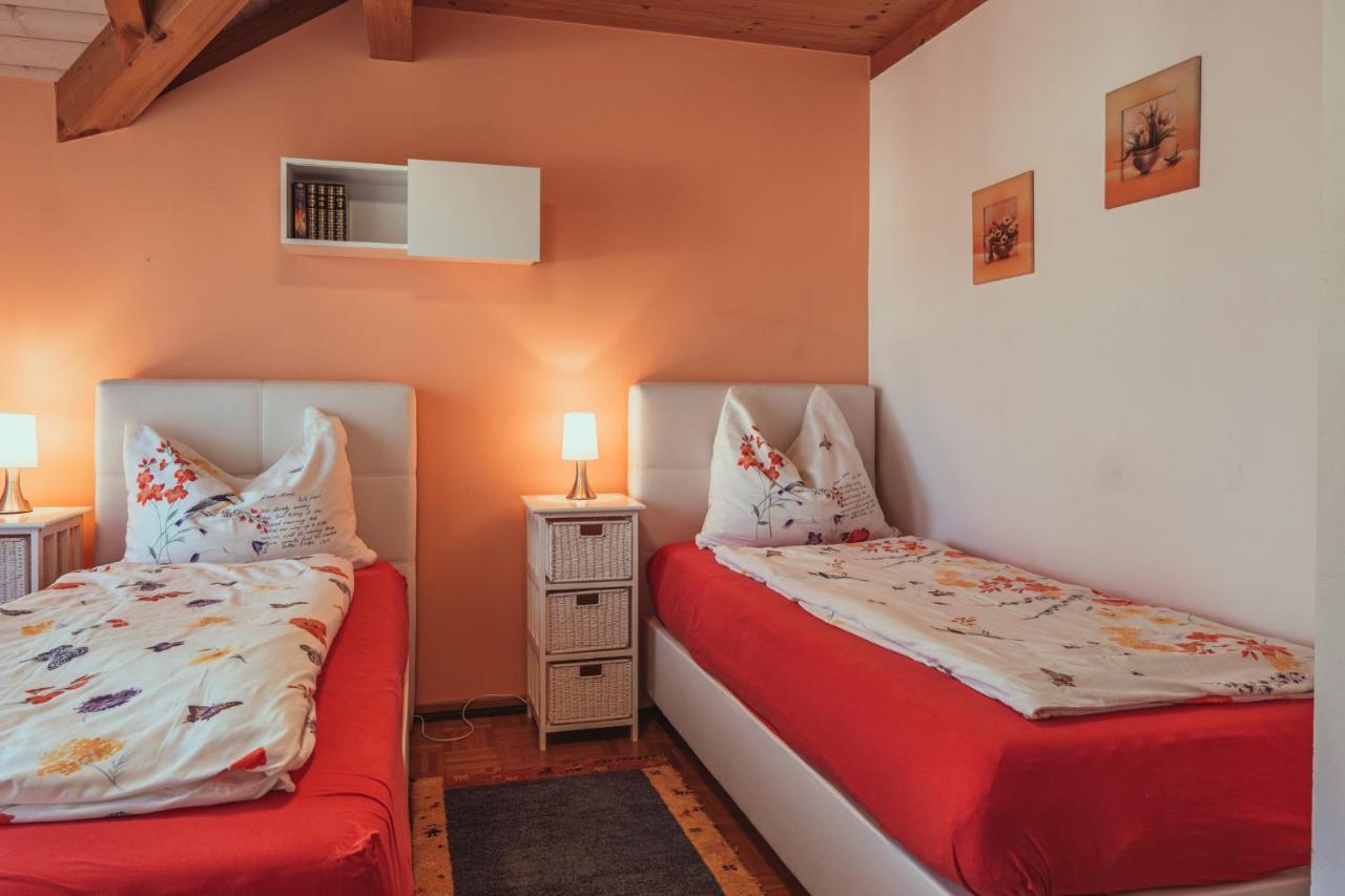 Armonia Altach, 2-6 P, 2 Schlafzimmer, Kueche, Parkplatz, Balkon, Wifi, Garten, Stellplatz Fuer Ski Eksteriør bilde